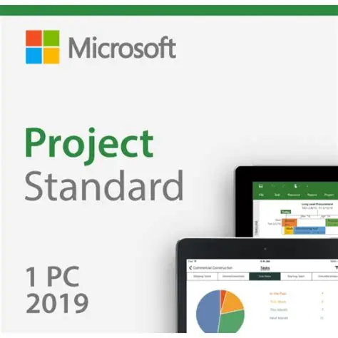 Microsoft Project Standard 2019 1PC [Retail] Product Key Image